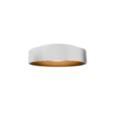 GASTON 18in. FLUSH MOUNT 4CCT - FM701618-WT/GO