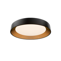 GASTON 26in. FLUSH MOUNT 4CCT - FM701626-BK/GO