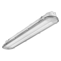 Linear Parking Garage Fixture, 6, 000LM, Frosted,  diffuse, Medium, 277V, Generic driver 0-10V dimming, 4000K, 80 color rendering index, Nlight air gen 2 controller, nLight AIR Genration 2 enabled 360° low mount motion