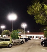 LED Parking Lot Area Lights - High Output Industrial Flood Light Fixtures - Multiple Mounting Options for Poles and Walls - Choose Your Wattage, Accessories and Finish