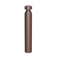 LED Bollard Lights - For Commercial Driveways and Parking Lots - Lens Free Cone Head - 24/19/14W - 3000 Max Lumens - Color Selectable 30K, 40K, 50K - Bronze Finish