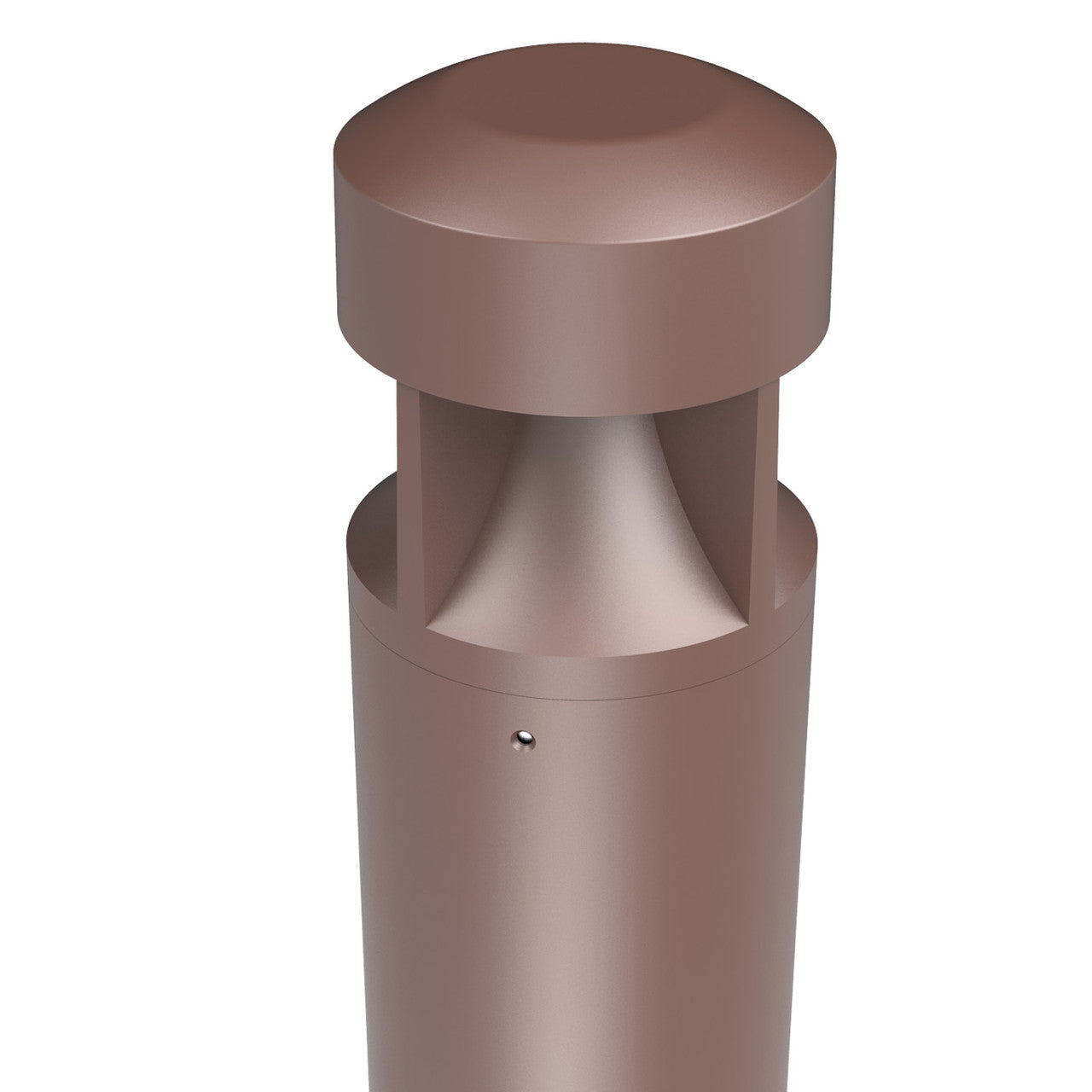 LED Bollard Lights - For Commercial Driveways and Parking Lots - Lens Free Split Cone Head - 24/19/14W - 3000 Max Lumens - Color Selectable 30K, 40K, 50K - Bronze Finish