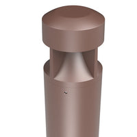 LED Bollard Lights - For Commercial Driveways and Parking Lots - Lens Free Split Cone Head - 24/19/14W - 3000 Max Lumens - Color Selectable 30K, 40K, 50K - Bronze Finish