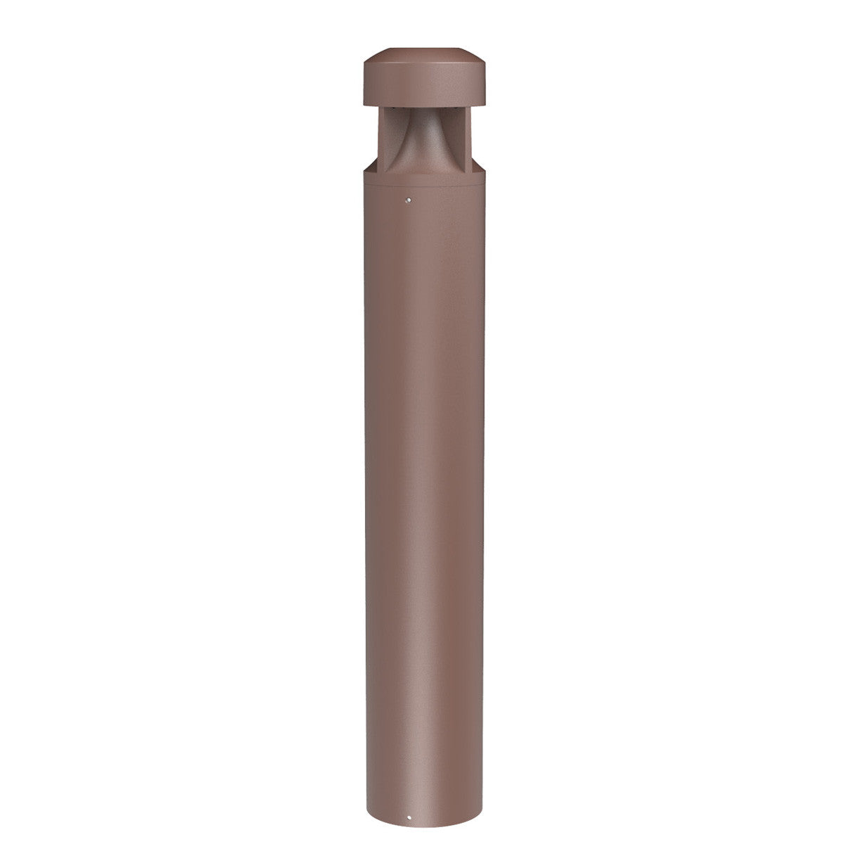 LED Bollard Lights - For Commercial Driveways and Parking Lots - Lens Free Split Cone Head - 24/19/14W - 3000 Max Lumens - Color Selectable 30K, 40K, 50K - Bronze Finish