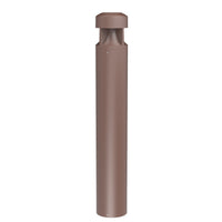 LED Bollard Lights - For Commercial Driveways and Parking Lots - Lens Free Split Cone Head - 24/19/14W - 3000 Max Lumens - Color Selectable 30K, 40K, 50K - Bronze Finish