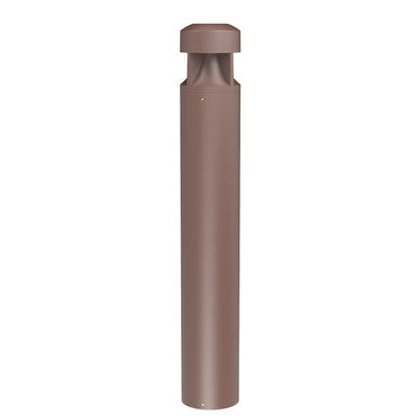 LED Bollard Lights - For Commercial Driveways and Parking Lots - Lens Free Split Cone Head - 24/19/14W - 3000 Max Lumens - Color Selectable 30K, 40K, 50K - Bronze Finish