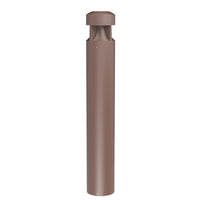 LED Bollard Lights - For Commercial Driveways and Parking Lots - Lens Free Split Cone Head - 24/19/14W - 3000 Max Lumens - Color Selectable 30K, 40K, 50K - Bronze Finish