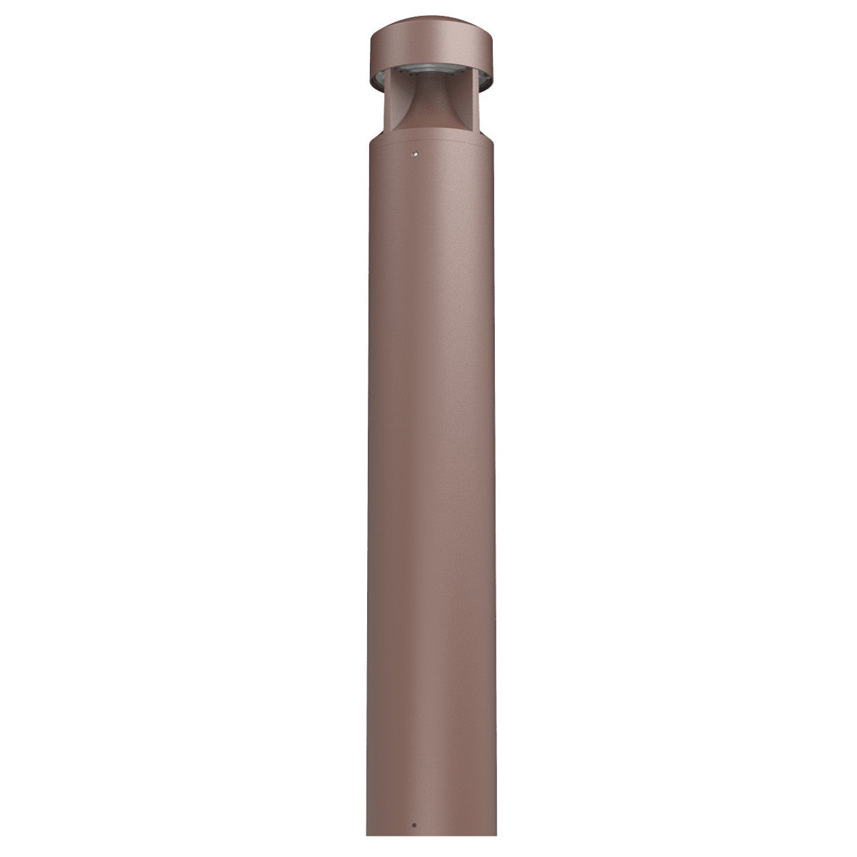 LED Bollard Lights - For Commercial Driveways and Parking Lots - Lens Free Split Cone Head - 24/19/14W - 3000 Max Lumens - Color Selectable 30K, 40K, 50K - Bronze Finish