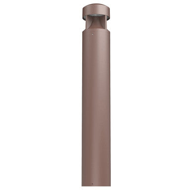 LED Bollard Lights - For Commercial Driveways and Parking Lots - Lens Free Split Cone Head - 24/19/14W - 3000 Max Lumens - Color Selectable 30K, 40K, 50K - Bronze Finish