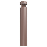 LED Bollard Lights - For Commercial Driveways and Parking Lots - Lens Free Split Cone Head - 24/19/14W - 3000 Max Lumens - Color Selectable 30K, 40K, 50K - Bronze Finish
