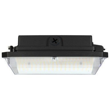 LED Wide Beam Canopies - Modern Commercial Ceiling Light Fixtures - Different Options Available for Wattage, Finish and Accessories
