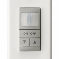 Wall Switch Sensor, Passive Dual Technology, Low Voltage, Gray