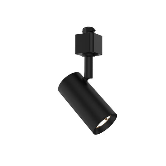WAC Lighting Cylinder Style LED Track Light - 10 Watt - 710 Lumens - Color Temperature Selectable 27/30/35/40/50K - 120V - Black Finish - 3 Contact Halo Style