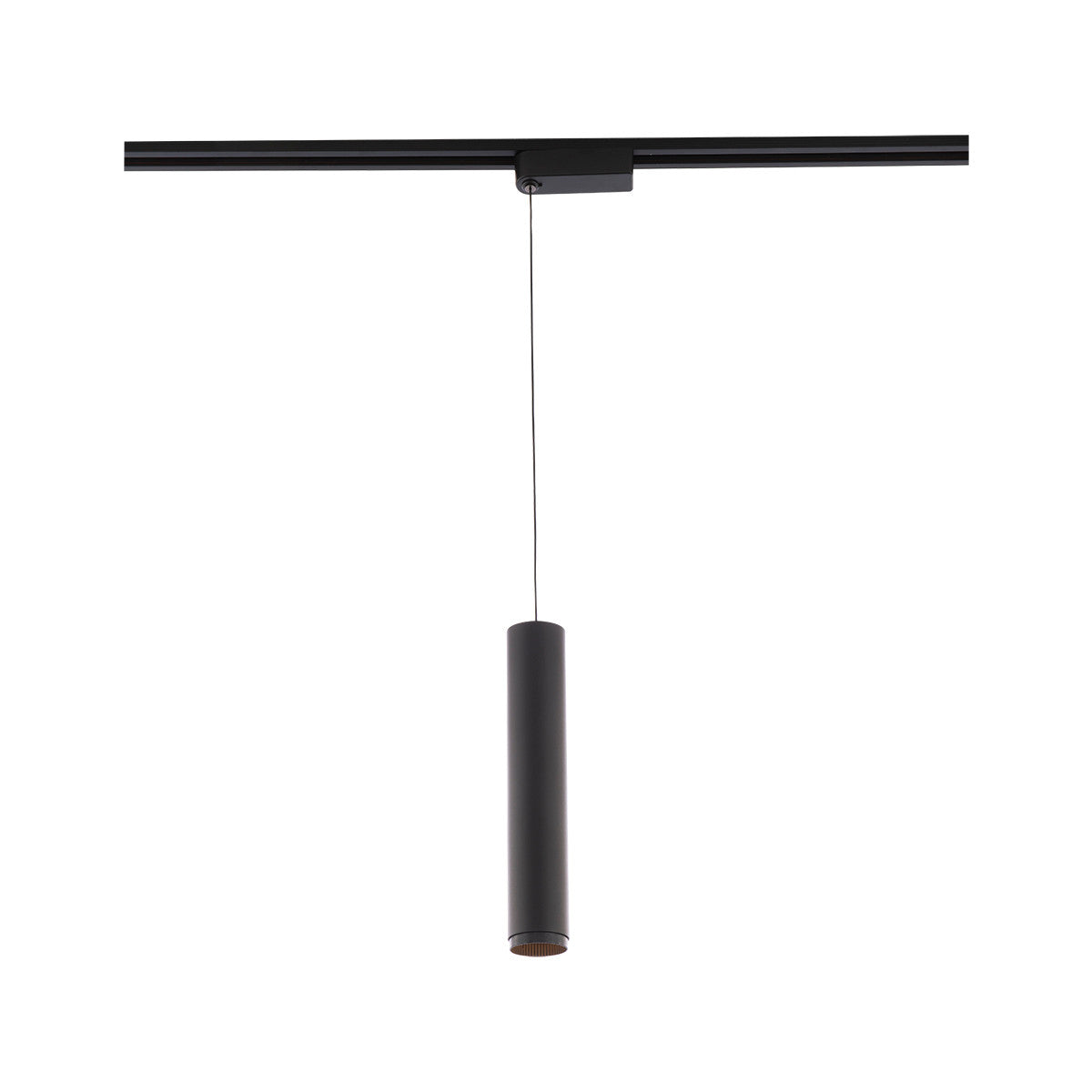 Silo 2020 Adjustable Beam Track Pendant 2700K in Black/Black