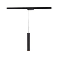 Silo 2020 Adjustable Beam Track Pendant 4000K in Black/Black