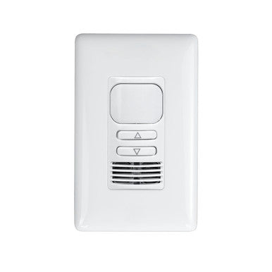The LightHAWK Dimming Dual Technology Wall Switch Sensor combines passive infrared (PIR) and ultrasonic (US) technologies with the additional energy savings of 0-10V dimming.