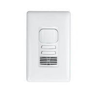 LightHAWK Neutral Multi-Technology Wall Switch Sensor with IntelliDAPT, passive infrared (PIR) and ultrasonic (US), Single Circuit, One Button, 120/277VAC, 1,000 Sq. Ft., Photocell, Ivory