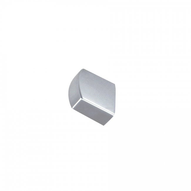 Flexrail Single Circuit End Cap in Platinum