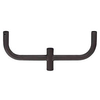 Pole Top Bracket, two luminaires, Dark Bronze Textured