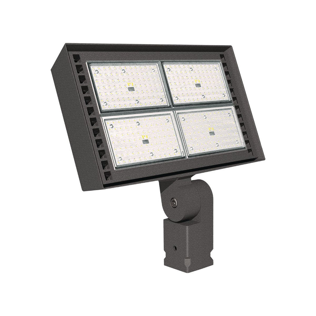 Ratio Flood Size 5 Micro Strike, Trunnion Mount, 266W, 360L, 4000K, Wide Distribution (6x6), 30,000 Lumens, 120-277V, Dark Bronze Textured