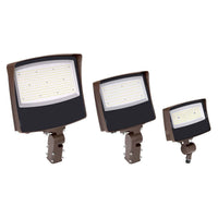 Sling Flood Size 2, 10,000 Lumens, 80W, 4000K, 120-277V, Trunnion, Dark Bronze Textured