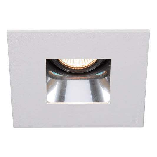 4in Square Adjustable Open Reflector Trim in White - HR-D412-S-SC/WT