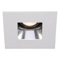 4in Square Adjustable Open Reflector Trim in White - HR-D412-S-SC/WT