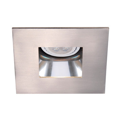 4in Square Adjustable Open Reflector Trim in Brushed Nickel