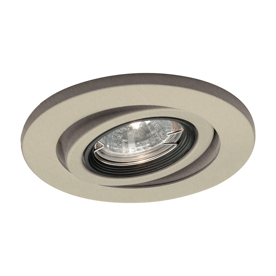 4in Round Gimbal Trim in Brushed Nickel