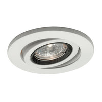 4in Round Gimbal Trim in White - HR-D417-WT