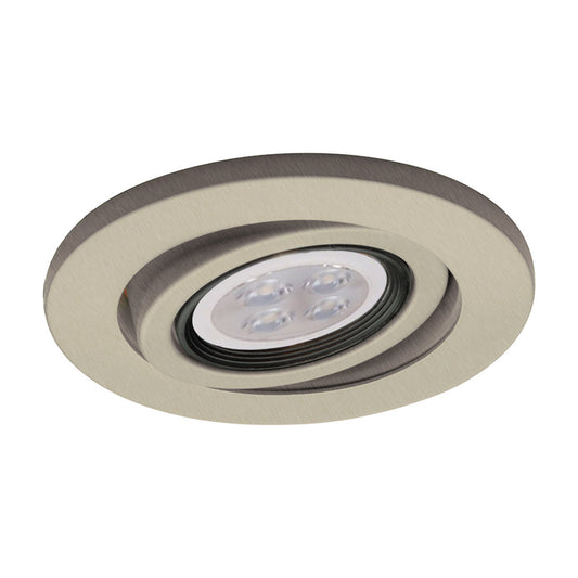 4in Round Gimbal Trim in Brushed Nickel - HR-D417LED-BN