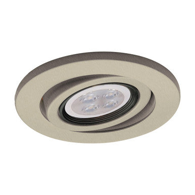 4in Round Gimbal Trim in Brushed Nickel - HR-D417LED-BN