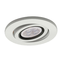 4in Round Gimbal Trim in White