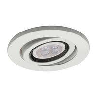 4in Round Gimbal Trim in White
