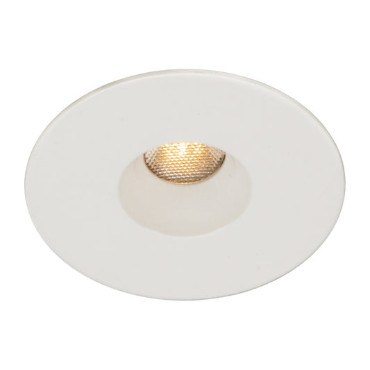 LEDme 1in. Round Miniature Recessed Downlight 2700K Warm White in White - HR-LED231R-30-WT