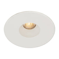 LEDme 1in. Round Miniature Recessed Downlight 2700K Warm White in White - HR-LED231R-30-WT