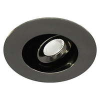 LEDme 1in. Round Miniature Recessed Downlight 2700K Warm White in Gun Metal - HR-LED232R-40-GM