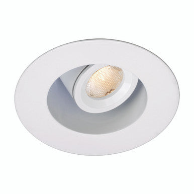 LEDme 1in. Round Miniature Recessed Downlight 2700K Warm White in White - HR-LED232R-30-WT