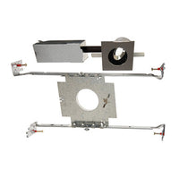 LEDme 1in. Square Miniature Recessed Downlight 2700K Warm White in Gun Metal - HR-LED252E-27-GM