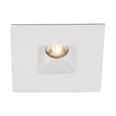 LEDme 1in. Square Miniature Recessed Downlight 2700K Warm White in White - HR-LED271R-27-WT