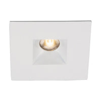 LEDme 1in. Square Miniature Recessed Downlight 2700K Warm White in White - HR-LED271R-30-WT