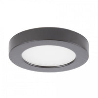 Edge Lit Energy Star LED Button Light 2700K Warm White in Dark Bronze