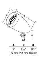 Hubbell Outdoor Lighting 309-14-ML 150W PAR38 or BR40  Aiming Landscape Lampholder, Wet Location, Black