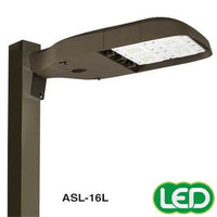 Hubbell Outdoor Lighting ASL-A-16L-4K-210-3-U-DB 123W Area Light, 16 LEDs, 40K, Type III  120-277V 11153 LM, Bronze