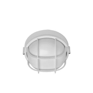 Hubbell Outdoor Lighting BRI-01 100W Euroluxe Wall or Ceiling Mount Decorative Round Incandescent Wallpack, Bronze