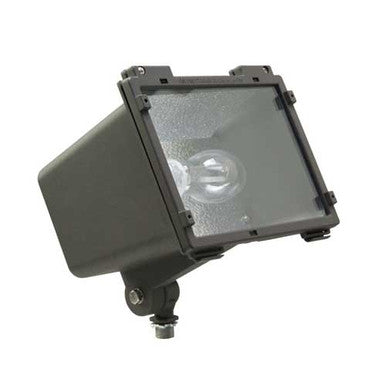 Hubbell Outdoor Lighting F-042F8 42W Compact Fluorescent Facade Floodlight, 6H x 7V Beam, Quad-Tap Voltage, Electronic Ballast, Bronze