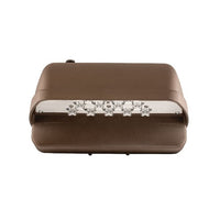 Hubbell Lighting Outdoor LNC-7LU-5K-3-DBT-PCU Laredo 16.6W 7 LEDs Compact Wallpack, Full Cut Off, 50K, Type III, Photocontrol, Bronze