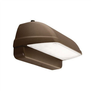 Hubbell Outdoor Lighting LNC2-18LU-5K-3-DB Laredo 42W 18 LEDs Compact Wallpack, 50K, 120-277V 70CRI, Bronze