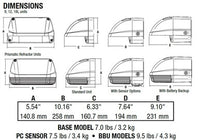 Hubbell Outdoor Lighting LNC2-18LU-5K-3-DB Laredo 42W 18 LEDs Compact Wallpack, 50K, 120-277V 70CRI, Bronze