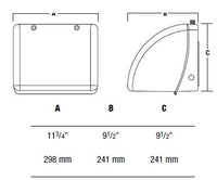 Hubbell Outdoor Lighting NRG-1172-W 70W HPS Full Cutoff Compact Wallpack, 120, 277,347V, White